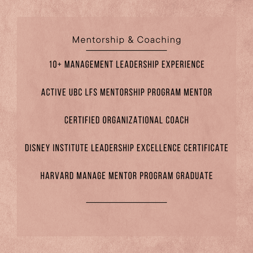 Mentorship & Coaching